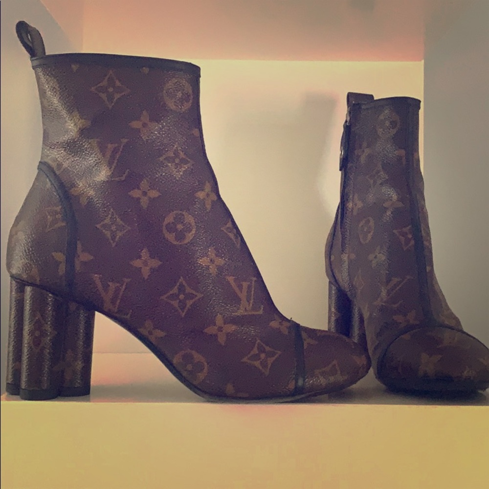 Authentic Louis Vuitton ankle boots